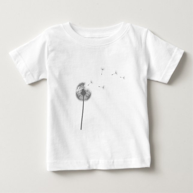 Camiseta Para Bebê Dandelion Tu Bodycase (Frente)