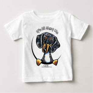 Camiseta Para Bebê Dapple Dachshund É Tudo Sobre Mim