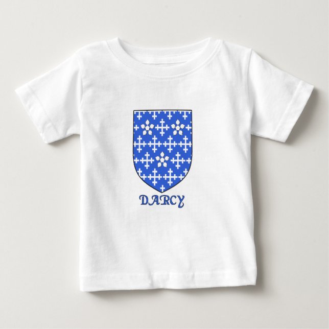 Camiseta Para Bebê Darcy Family Shield (Frente)