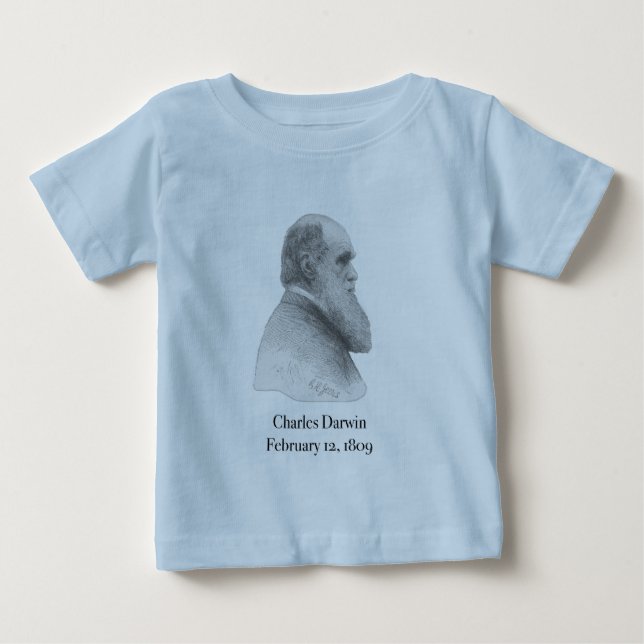 Camiseta Para Bebê Darwin (Frente)