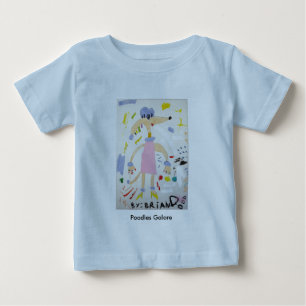Camiseta Para Bebê Das caniches bebê abundante