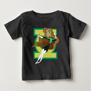 Camiseta Para Bebê DC Super Hero Girls Green Lanterna