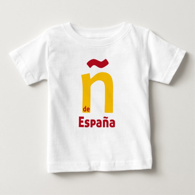Camiseta Para Bebê — de España (Frente)
