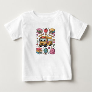 Camiseta Para Bebê De volta à Escola Professor de Coquetes Pré-K
