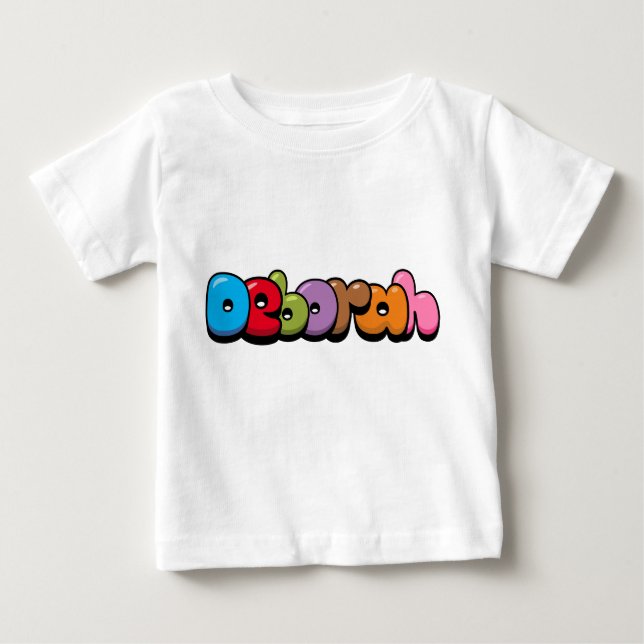 Camiseta Para Bebê Deborah (Frente)
