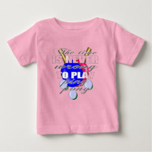 Camiseta Para Bebê Declaração de jogador de Ping Pong