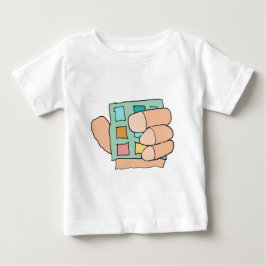 Camiseta Para Bebê Dedo do gordo