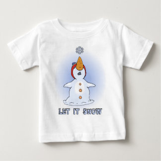 Camiseta Para Bebê Deixais lhe para nevar t-shirt