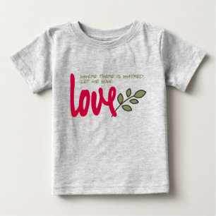 Camiseta Para Bebê Deixe-me mostrar amor