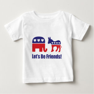 Camiseta Para Bebê Deixe-nos ser amigos!