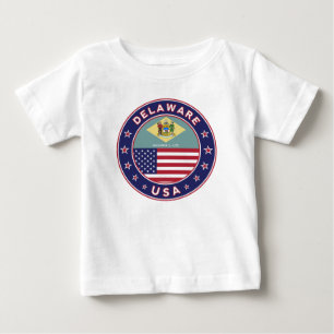 Camiseta Para Bebê Delaware