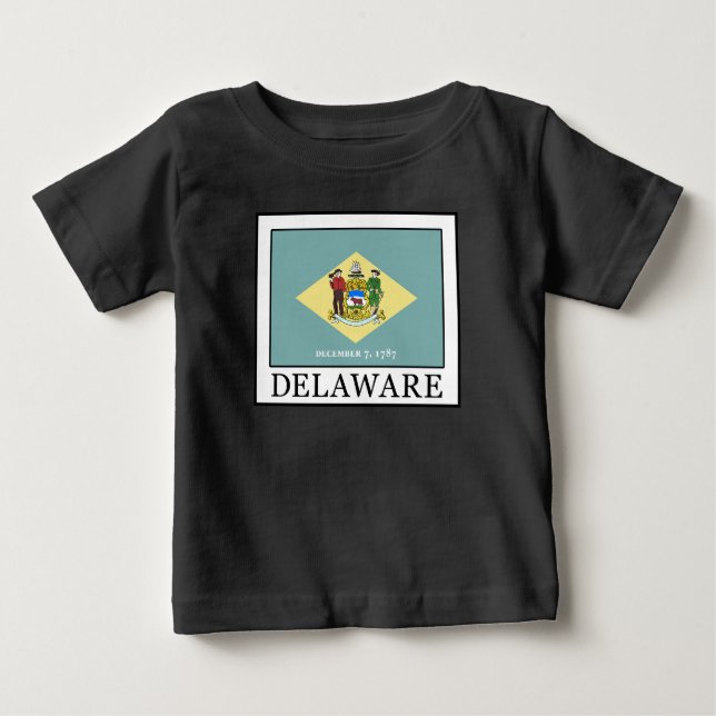 Camiseta Para Bebê Delaware (Frente)