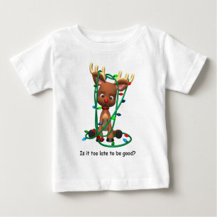 Camiseta Para Bebê Demasiado tarde para ser bom? t-shirt