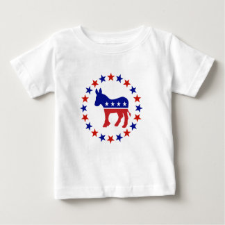 Camiseta Para Bebê Democrata orgulhosa Stars o original