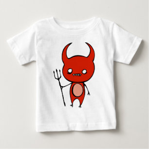 Camiseta Para Bebê Demónio bonito