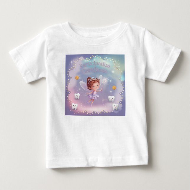 Camiseta Para Bebê Dente de fada (Frente)