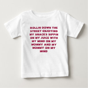 Camiseta Para Bebê Desce o varredor da rua.