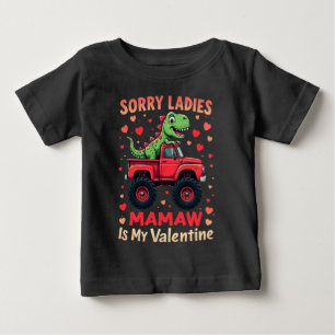 Camiseta Para Bebê Desculpe Senhoras Mamaw É Minha Namorados