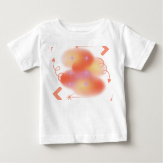 Camiseta Para Bebê Desenho Abstrato de Estrela Radiante