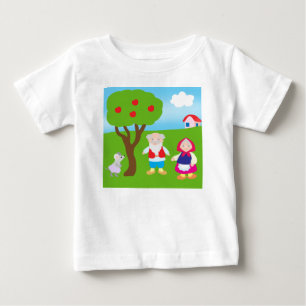 Camiseta Para Bebê desenho animado infantil ao estilo de um russo