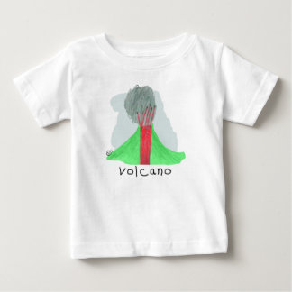 Camiseta Para Bebê Desenho do vulcão por Michael