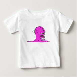 Camiseta Para Bebê Desenho estranho do dragão monstro