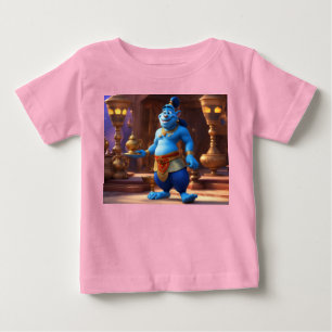 Camiseta Para Bebê Desenho inspirado no Aladim do Magic-3D do Blue Ge