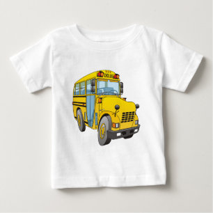 Camiseta Para Bebê Desenhos animados do auto escolar