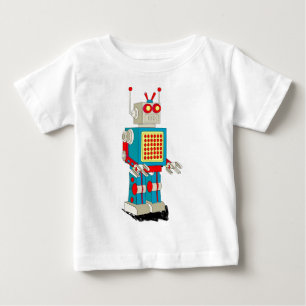 Camiseta Para Bebê Desenhos animados do caráter do robô