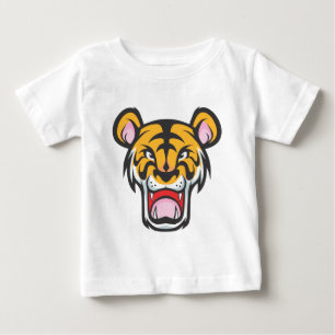 Camiseta Para Bebê Desenhos animados irritados feitos sob encomenda