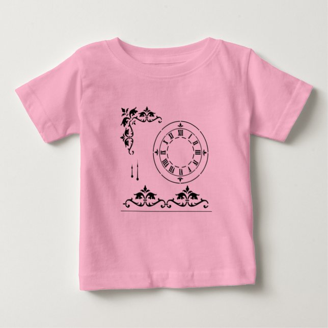 Camiseta Para Bebê desenhos TimeArt (Frente)