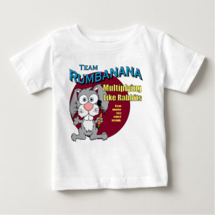 Camiseta Para Bebê Desgaste do bebê de Rumbanana