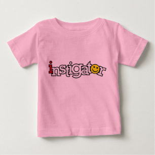 Camiseta Para Bebê Desgaste do bebê do instigador