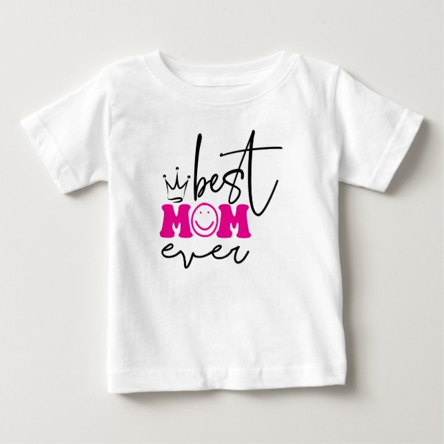 Camiseta Para Bebê Design-63344 da Melhor Mãe (Frente)