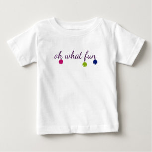 Camiseta Para Bebê Design alegre e brilhante dos sinos de tinir