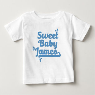 Camiseta Para Bebê Design bonito de James do bebê