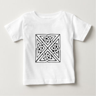 Camiseta Para Bebê Design celta bonito da arte do nó