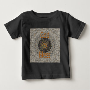 Camiseta Para Bebê Design de arte tradicional africana