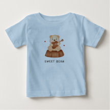 Design de camiseta de bebê fofo