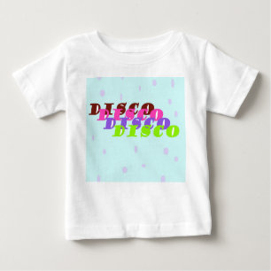 Camiseta Para Bebê Design de Citação de Cores Modernas do Pastel