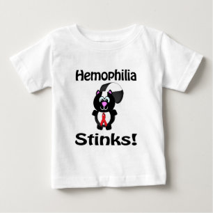 Camiseta Para Bebê Design de conscientização para Gambá Hemofilia Fed