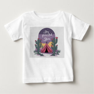 Camiseta Para Bebê Design de Espaço Dinâmico