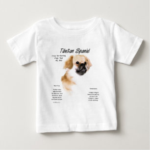 Camiseta Para Bebê Design de História de Espanhol Tibetano
