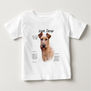 Camiseta Para Bebê Design de História de Terrier irlandês