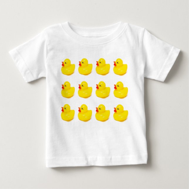 Camiseta Para Bebê design de Pato Bonito (Frente)