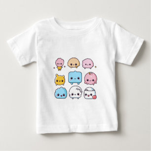 Camiseta Para Bebê Design de porta de desenho