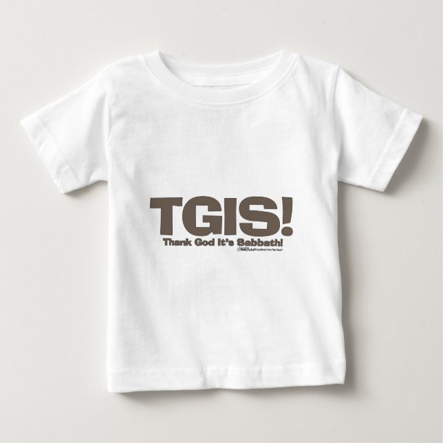 Camiseta Para Bebê Design de Sabá TGIS (Frente)
