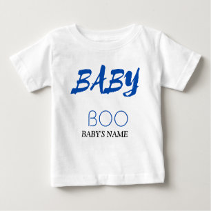 Camiseta Para Bebê Design de texto Confortável do Nome Personalizável