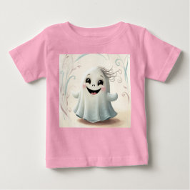 Camiseta Para Bebê Design do Dia das Bruxas Adorável Amigo Fantástico