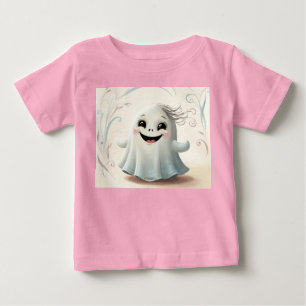 Camiseta Para Bebê Design do Dia das Bruxas Adorável Amigo Fantástico